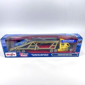 Maisto All Stars Red 1:64 Transporters Red- Big Gun Haulers - 2008 Mint in Box